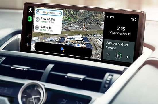 Navigation in the 2021 NX 300h